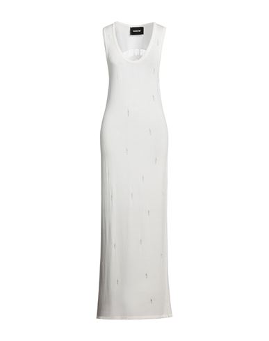 Barrow Woman Maxi Dress Cream Size M Viscose, Polyester In White