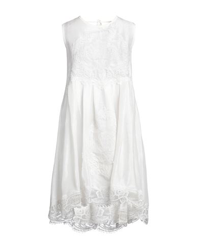 Maurizio Woman Mini Dress White Size M Linen, Silk, Rayon