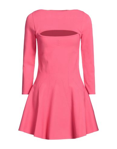 Dsquared2 Woman Mini Dress Fuchsia Size S Viscose, Polyester In Pink