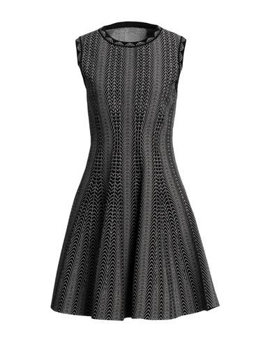 Alaïa Woman Mini Dress Black Size 10 Wool, Viscose, Polyamide, Polyester, Elastane