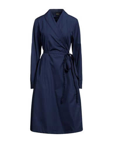 Aspesi Woman Midi Dress Navy Blue Size 6 Cotton