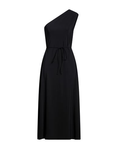 Siyu Woman Maxi Dress Black Size 8 Viscose, Elastane