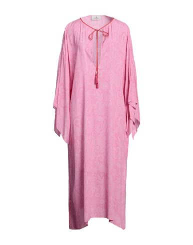 Etro Woman Midi Dress Pink Size 6 Viscose