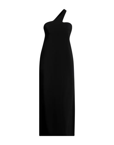 Sportmax Woman Maxi Dress Black Size 8 Viscose, Elastane