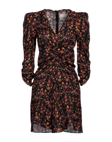 Isabel Marant Woman Mini Dress Black Size 10 Viscose, Silk