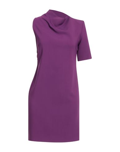 Sportmax Woman Mini Dress Purple Size 8 Viscose, Elastane