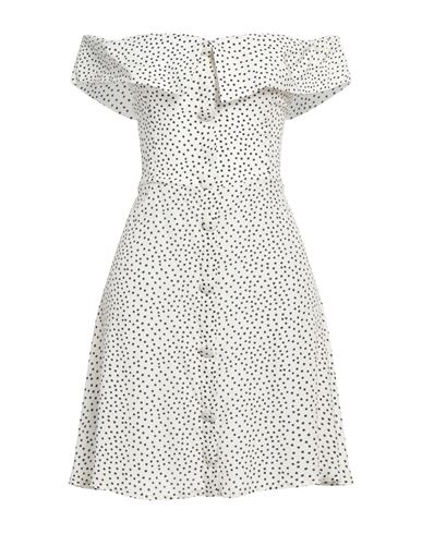 Mar De Margaritas Woman Mini Dress White Size M Viscose