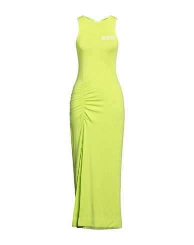 Ganni Woman Midi Dress Light Green Size S Lyocell, Elastane