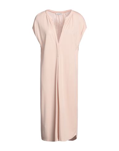I Heart Woman Midi Dress Blush Size L Viscose, Polyamide In Pink
