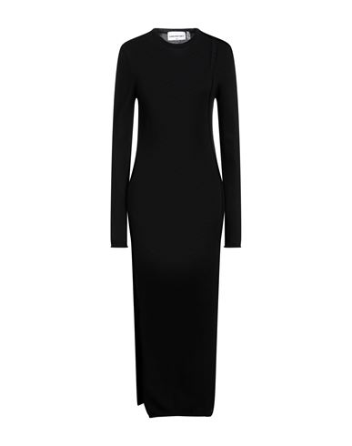 Can Pep Rey Woman Maxi Dress Black Size Xs Organic Cotton
