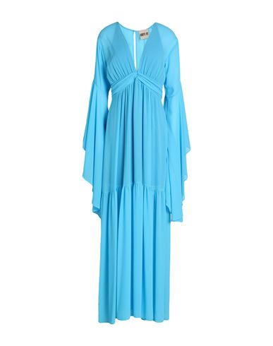 Shop Aniye By Woman Maxi Dress Azure Size 6 Polyester In Blue