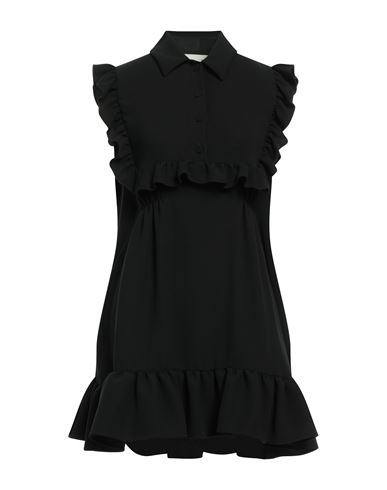 Shop Sportmax Woman Mini Dress Black Size 10 Polyester