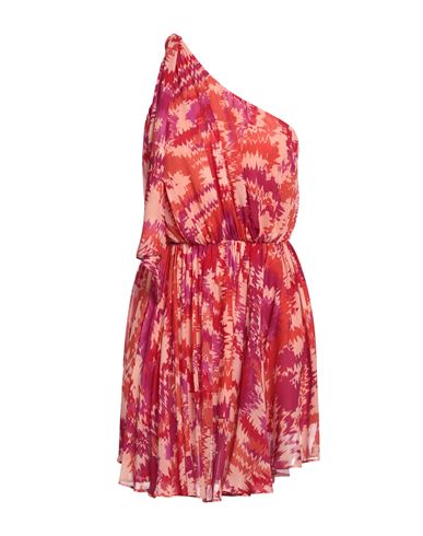 Dondup Woman Mini Dress Salmon Pink Size 6 Viscose