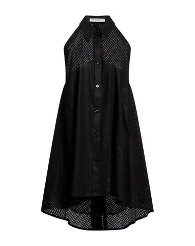 Philosophy Di Lorenzo Serafini Woman Mini Dress Black Size 8 Cotton, Elastane