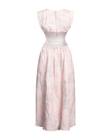 Philosophy Di Lorenzo Serafini Woman Maxi Dress Light Pink Size 8 Cotton