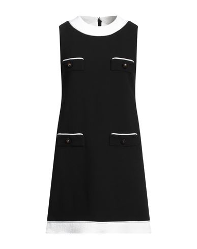 Moschino Woman Mini Dress Black Size 6 Viscose, Elastane