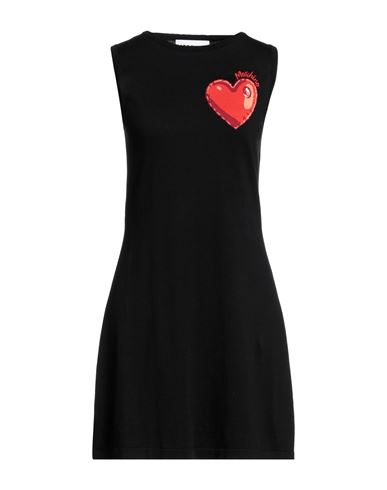 Moschino Woman Mini Dress Black Size 10 Cotton