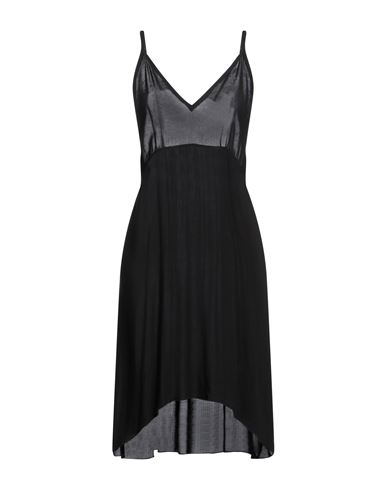 Shop Maurizio Woman Midi Dress Black Size M Viscose