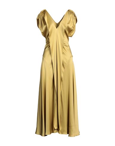 Colville Woman Maxi Dress Mustard Size 8 Silk In Yellow