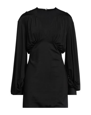 Attico The  Woman Mini Dress Black Size 4 Polyester, Elastane