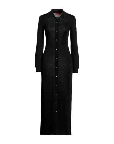 Missoni Woman Midi Dress Black Size 6 Viscose, Polyester, Polyamide