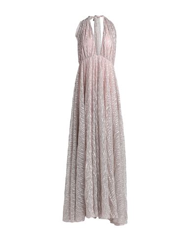 Shop Mischalis Atelier Woman Maxi Dress Light Grey Size 8 Pes - Polyethersulfone
