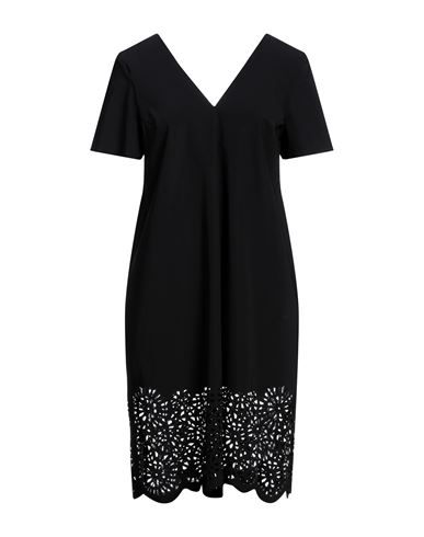 Shop Rrd Woman Mini Dress Black Size 6 Polyamide, Elastane