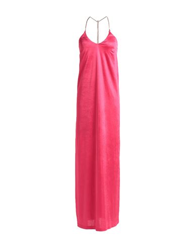 Je Suis Le Fleur Woman Maxi Dress Fuchsia Size 6 Polyester In Pink