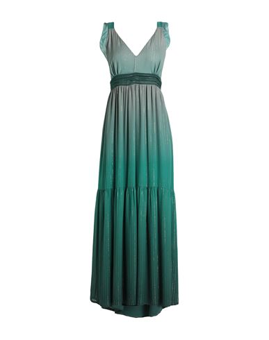 Dixie Woman Maxi Dress Green Size S Viscose, Polyamide