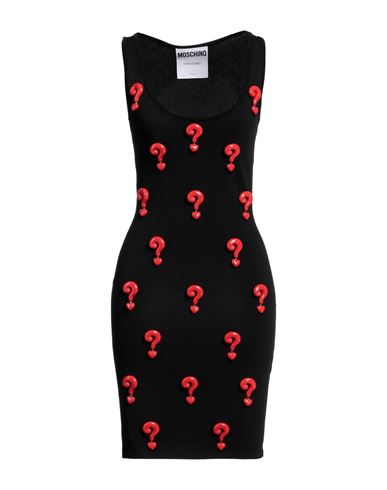 Moschino Woman Mini Dress Black Size 8 Viscose, Polyester