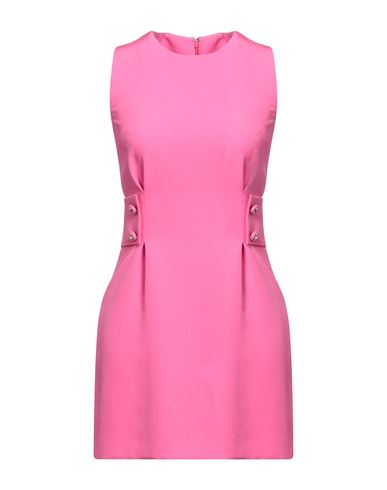 Chiara Ferragni Woman Mini Dress Fuchsia Size 2 Polyester, Elastane In Pink