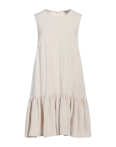 Rue Du Bac Woman Mini Dress Beige Size 4 Viscose, Linen