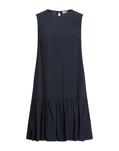 Rue Du Bac Woman Mini Dress Midnight Blue Size 2 Viscose, Linen