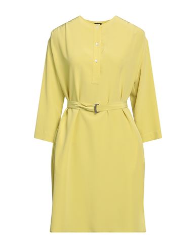 Shop Aspesi Woman Mini Dress Acid Green Size 4 Silk