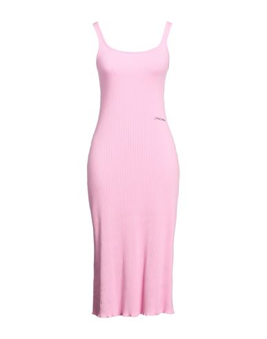 Hinnominate Woman Midi Dress Pink Size S Cotton, Elastane