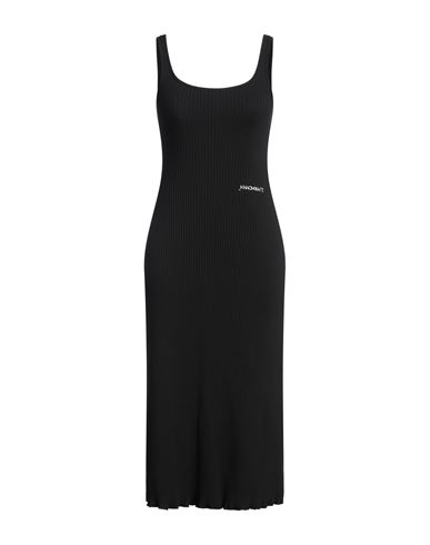 Hinnominate Woman Midi Dress Black Size M Cotton, Elastane