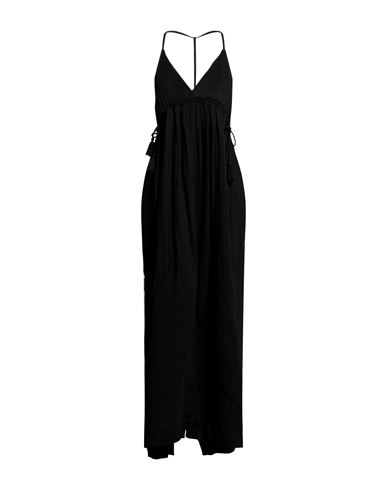 Shop Notshy Woman Maxi Dress Black Size L Cotton