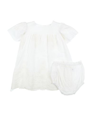 Shop Babe And Tess Babe & Tess Newborn Girl Baby Dress White Size 3 Cotton, Viscose