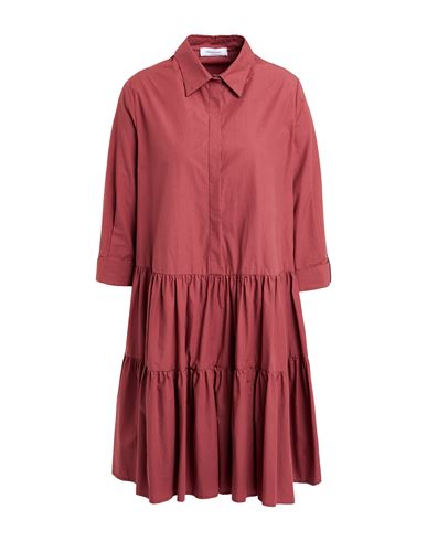 Fabiana Filippi Woman Mini Dress Antique Rose Size 6 Cotton In Pink