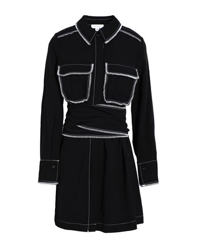 Topshop Woman Mini Dress Black Size 10 Viscose, Polyester