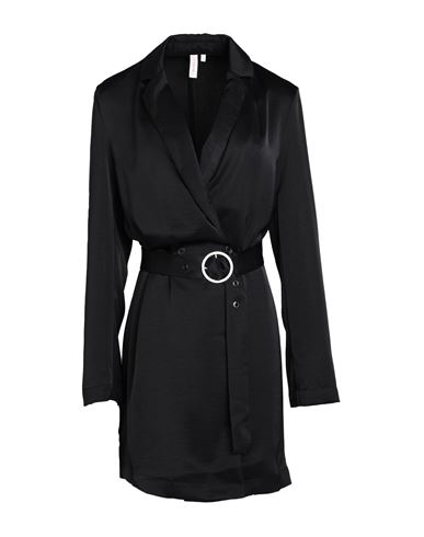 Only Woman Mini Dress Black Size Xl Polyester