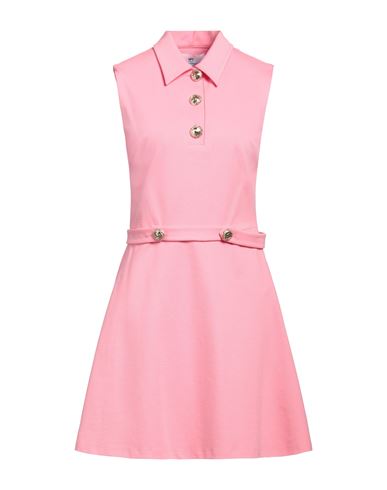 Shop Chiara Ferragni Woman Mini Dress Pink Size 8 Viscose, Polyamide, Elastane