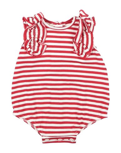 Shop Olive By Sisco Newborn Girl Baby Bodysuit Red Size 3 Viscose, Elastane