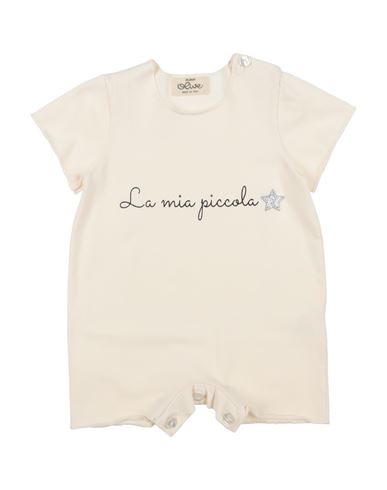 Shop Olive By Sisco Newborn Girl Baby Jumpsuits & Overalls Beige Size 3 Cotton, Elastane