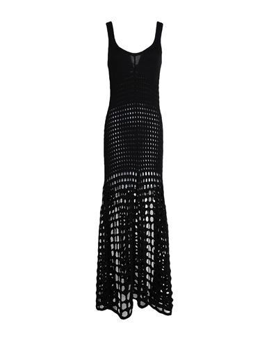 Shop Chloé Woman Midi Dress Black Size M Silk