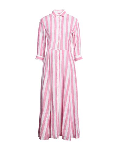 Fabi Fabi Fabi-fabi Woman Maxi Dress Fuchsia Size S Cotton In Pink
