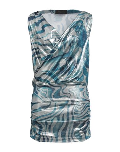 Alberta Ferretti Woman Mini Dress Sky Blue Size 6 Polyester, Elastane