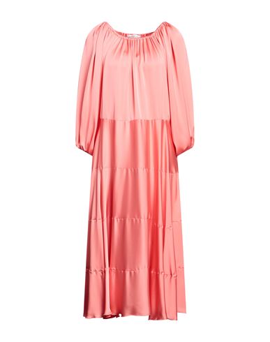 Shop Simona Corsellini Woman Maxi Dress Salmon Pink Size S Polyester