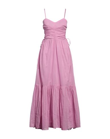 Shop Isabel Marant Woman Maxi Dress Pink Size 6 Cotton