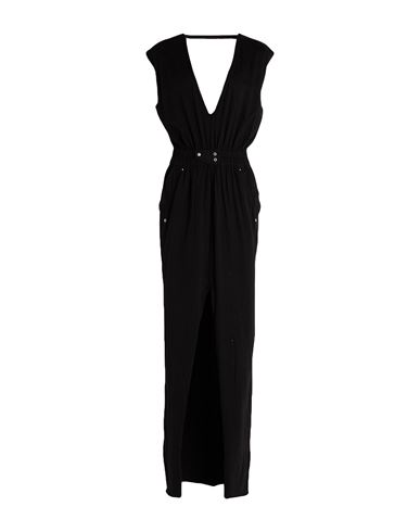 Rick Owens Drkshdw Drkshdw By Rick Owens Woman Maxi Dress Black Size M Cotton